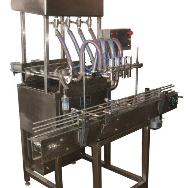 SME Machinery multi-head liquid filling machine with conveyor, serving the West Rand area
