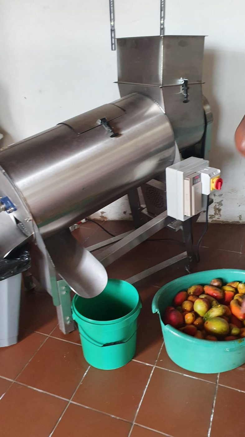 SME Machinery fruit pulper machine processing fruit, serving the Vaal Triangle area